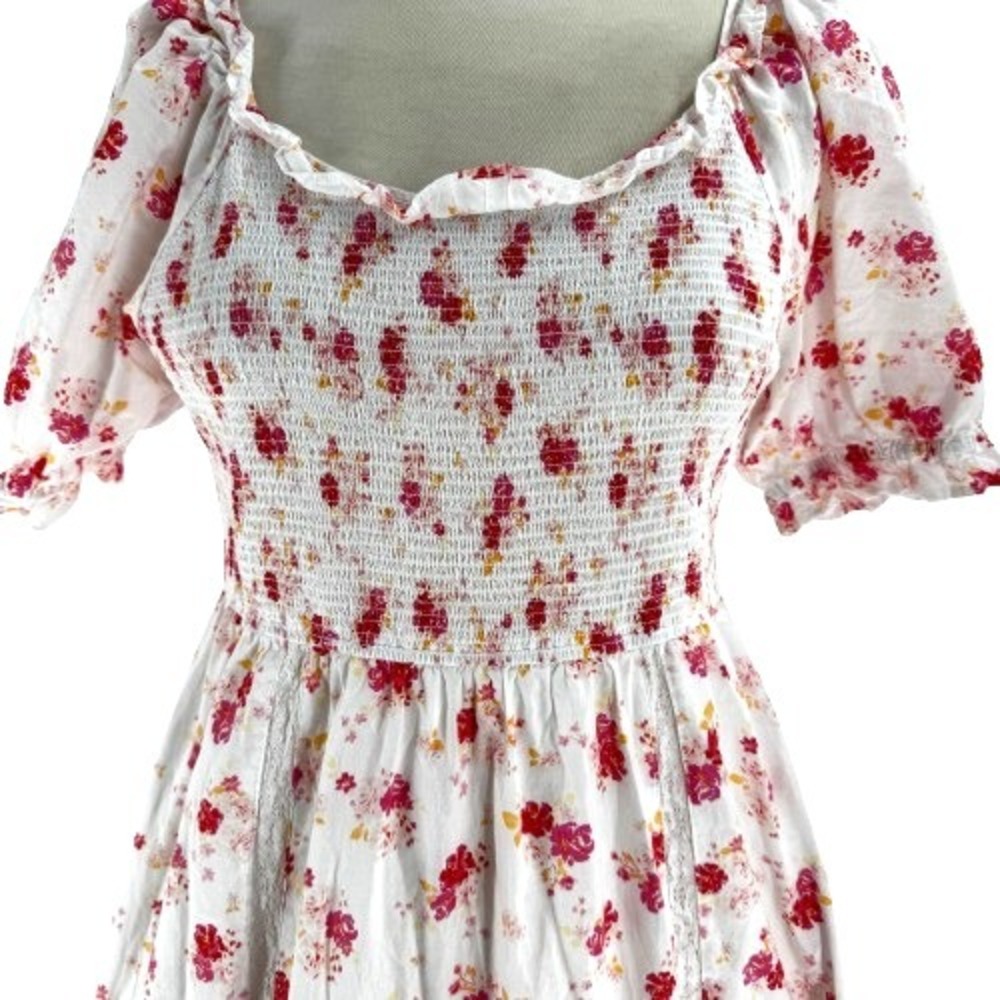 LoveShackFancy Target Floral Smocked Cosette Cottagecore Farmhouse Dress Medium - Picture 3 of 12